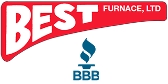 HVAC company logo design illustration